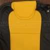 Upper section of perforated backrest
