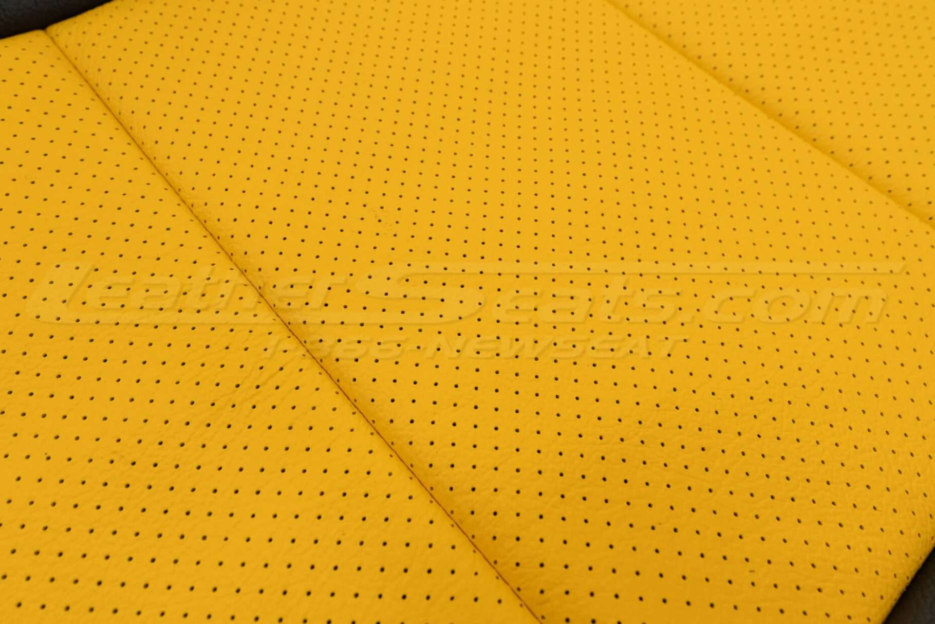 Velocity Yellow Perforation Close-u