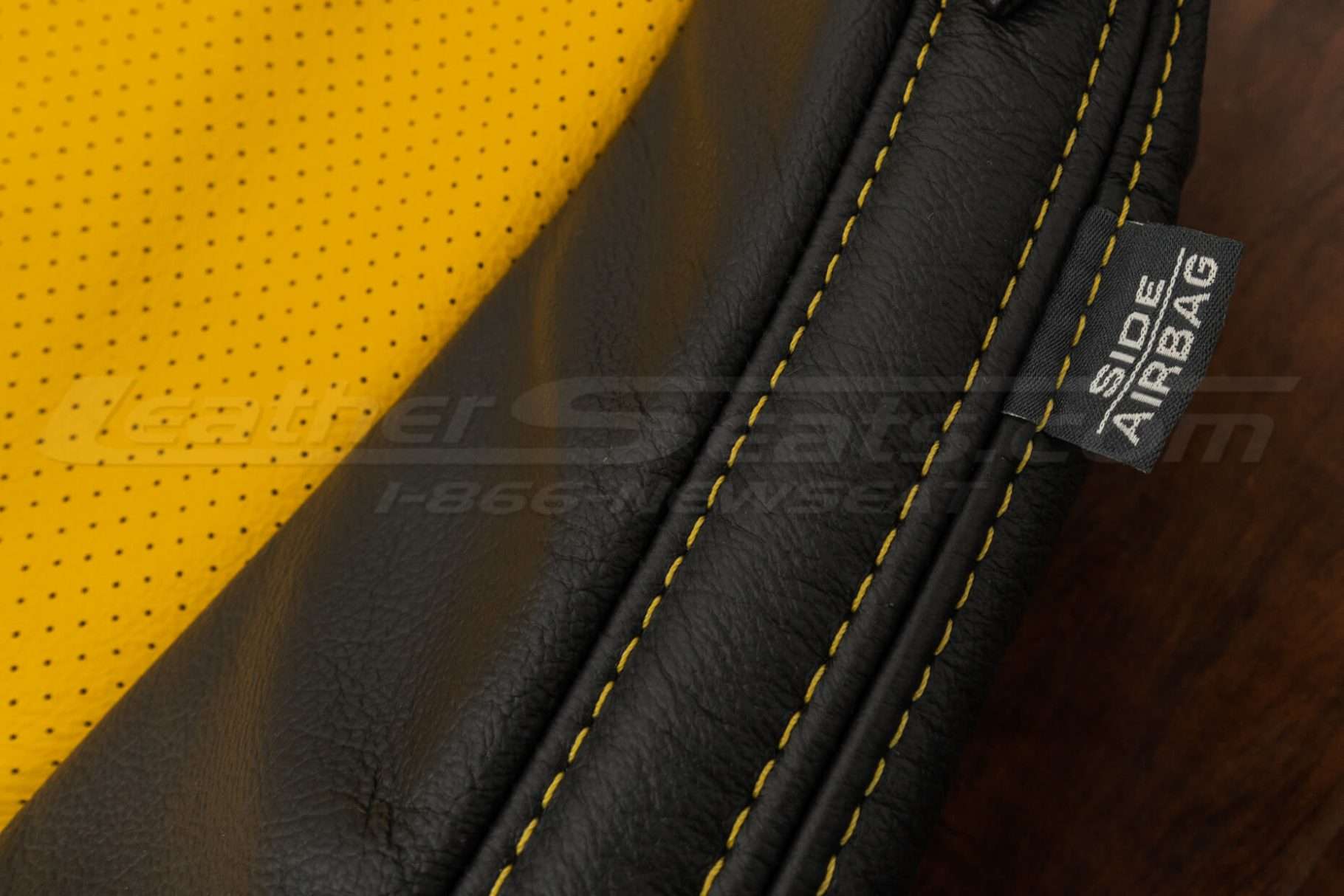 Side airbag tag on backrest
