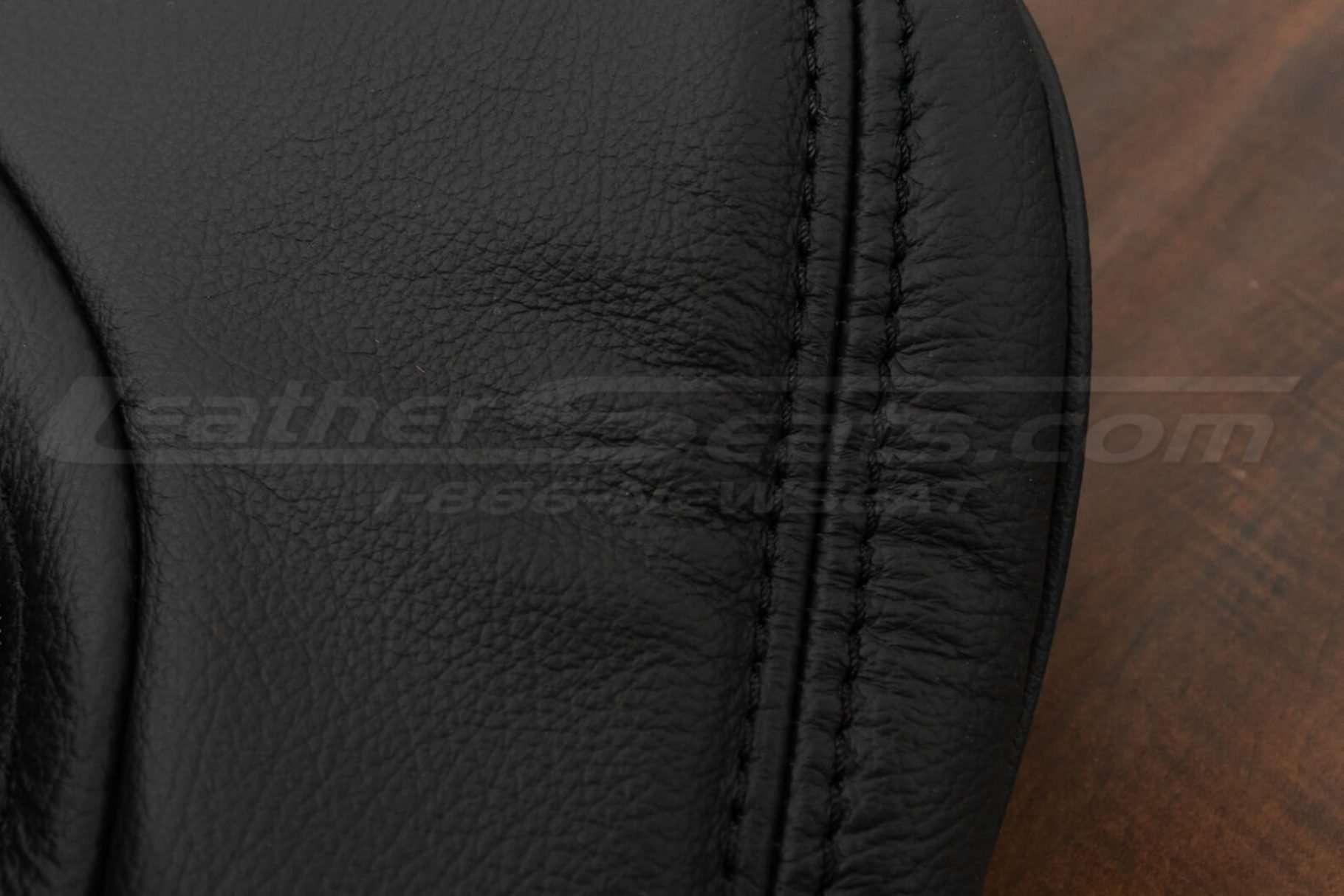 Double-stitching close-up