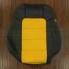 Ford Mustang - Front backrest upholstery in black & velocity yellow