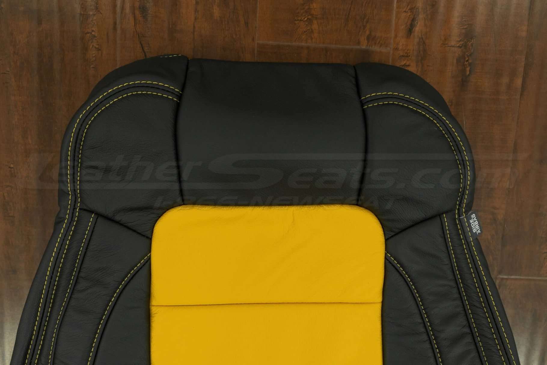 Upper section of front backrest
