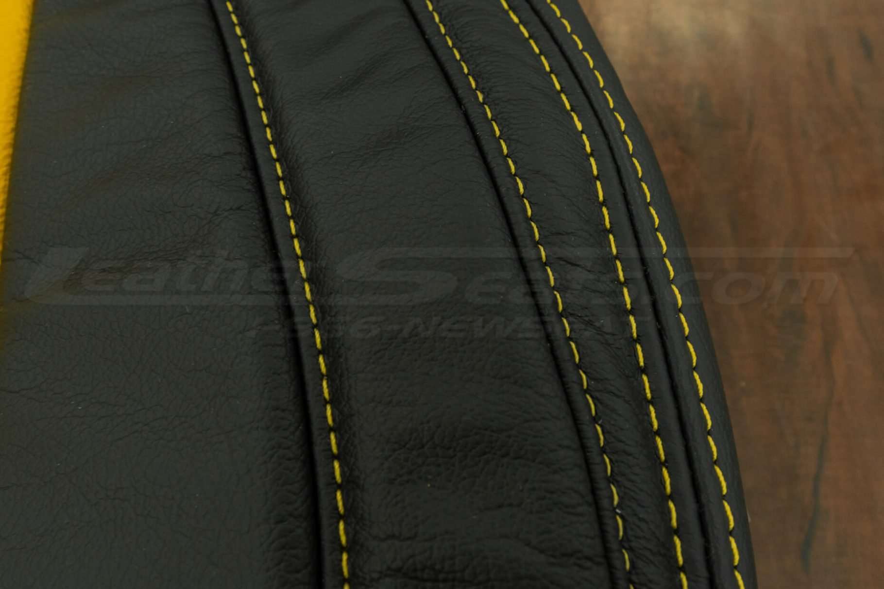 Velocity yellow double-stitching