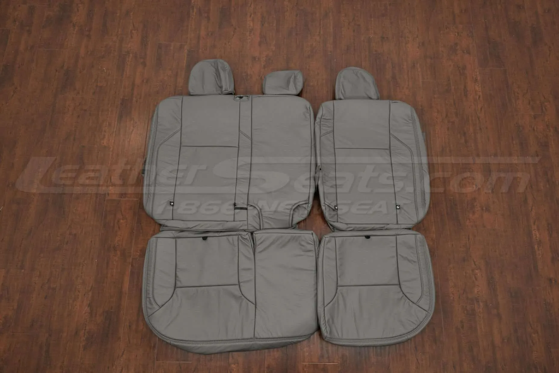 Toyota Tacoma Leather Kit - Light Grey - Rear seat upholstery