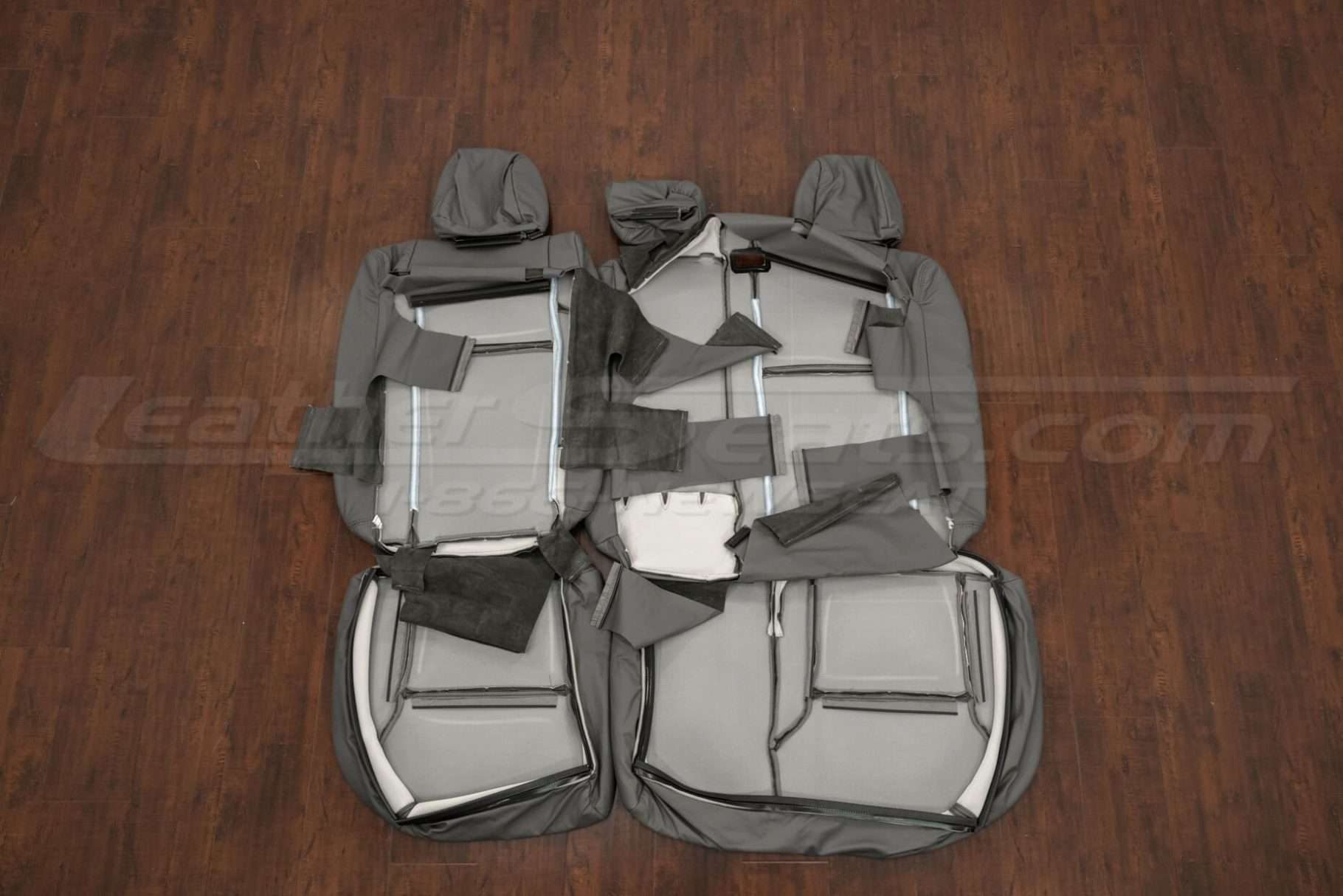 Back view of rear seats