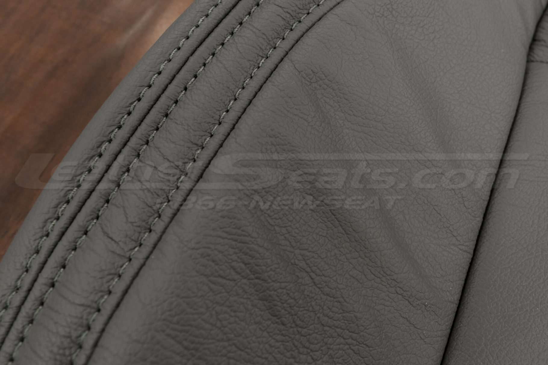 Light Grey Double-Stitching