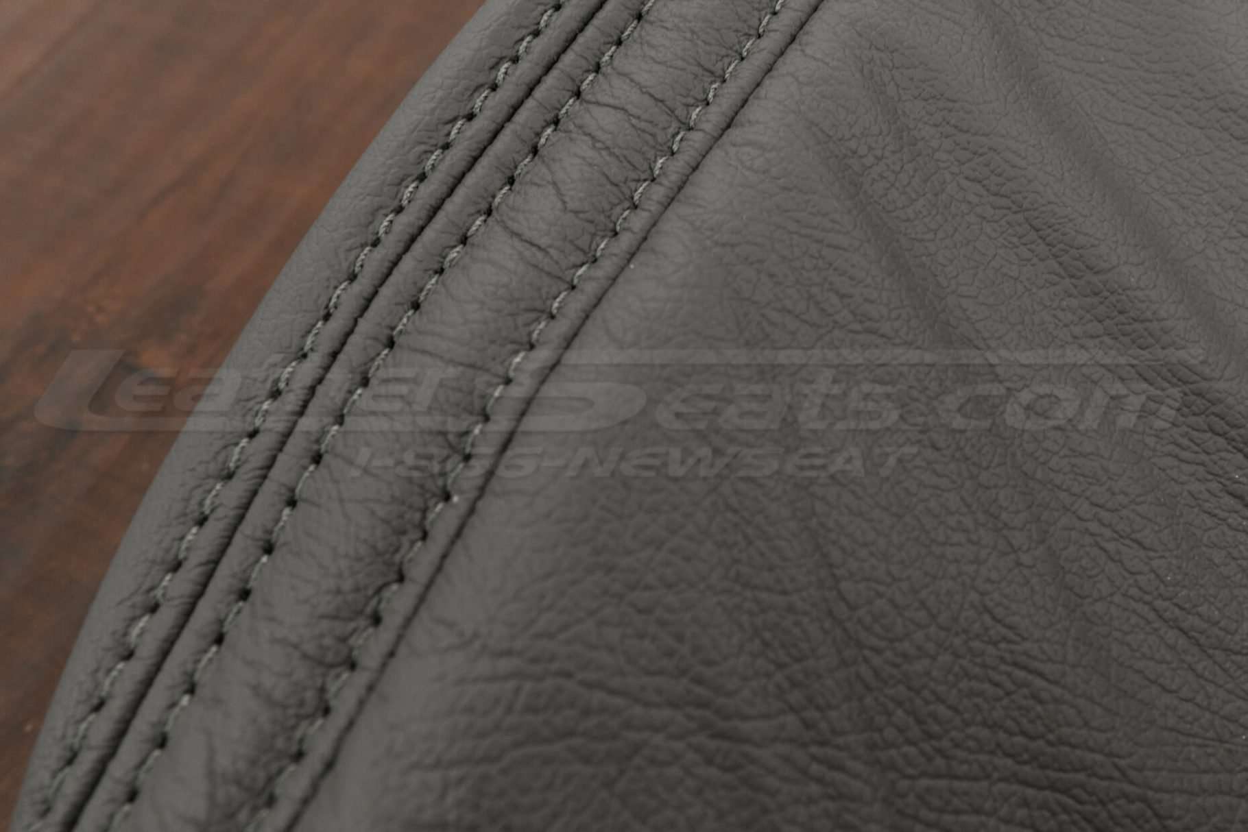 Side double-stitching close-up