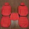 2021 Dodge Ram Bright Red Leather Kit - Front row upholstery w/ console