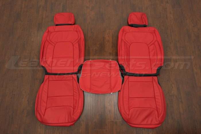 2021 Dodge Ram Bright Red Leather Kit - Front row upholstery w/ console