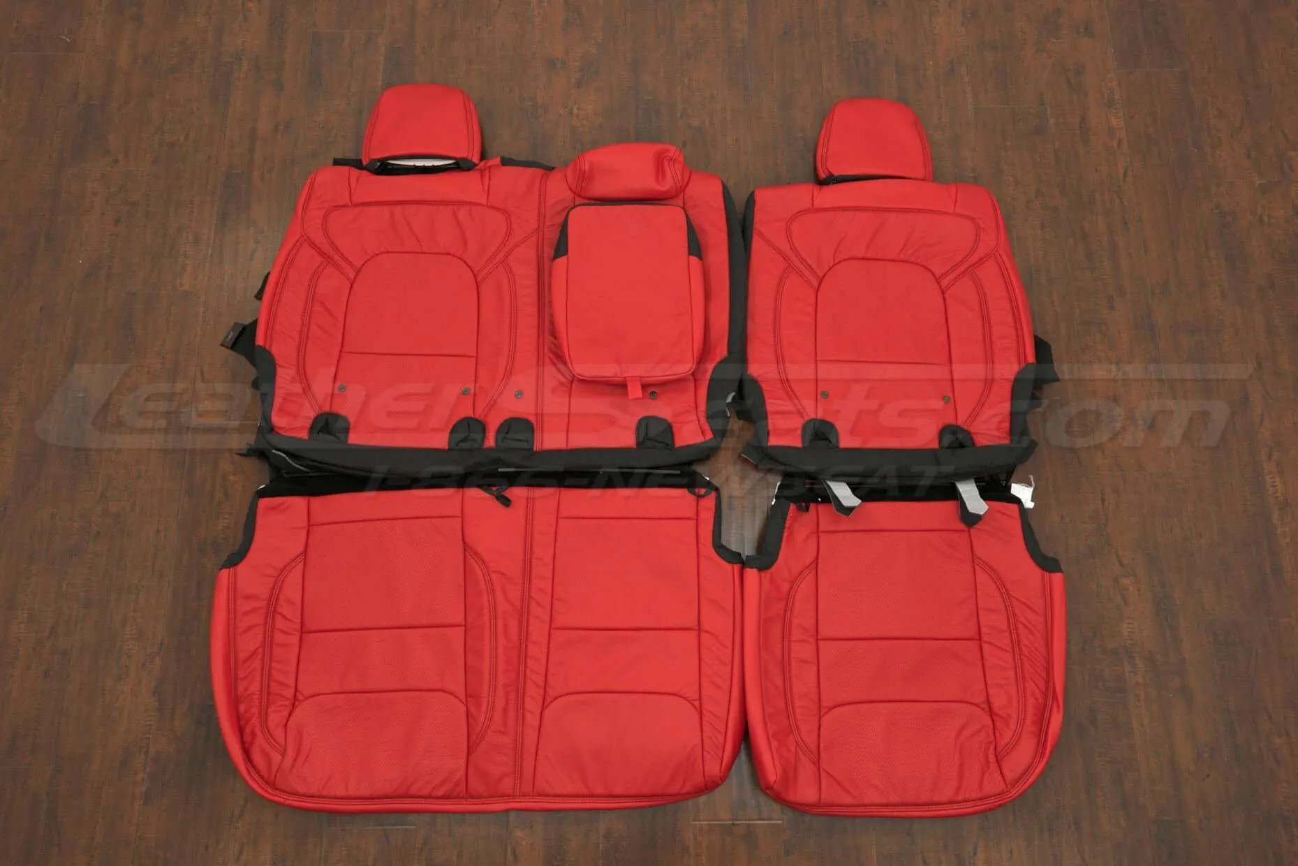 2021 Dodge Ram Bright Red Leather Kit - Rear seat upholstery and armrest