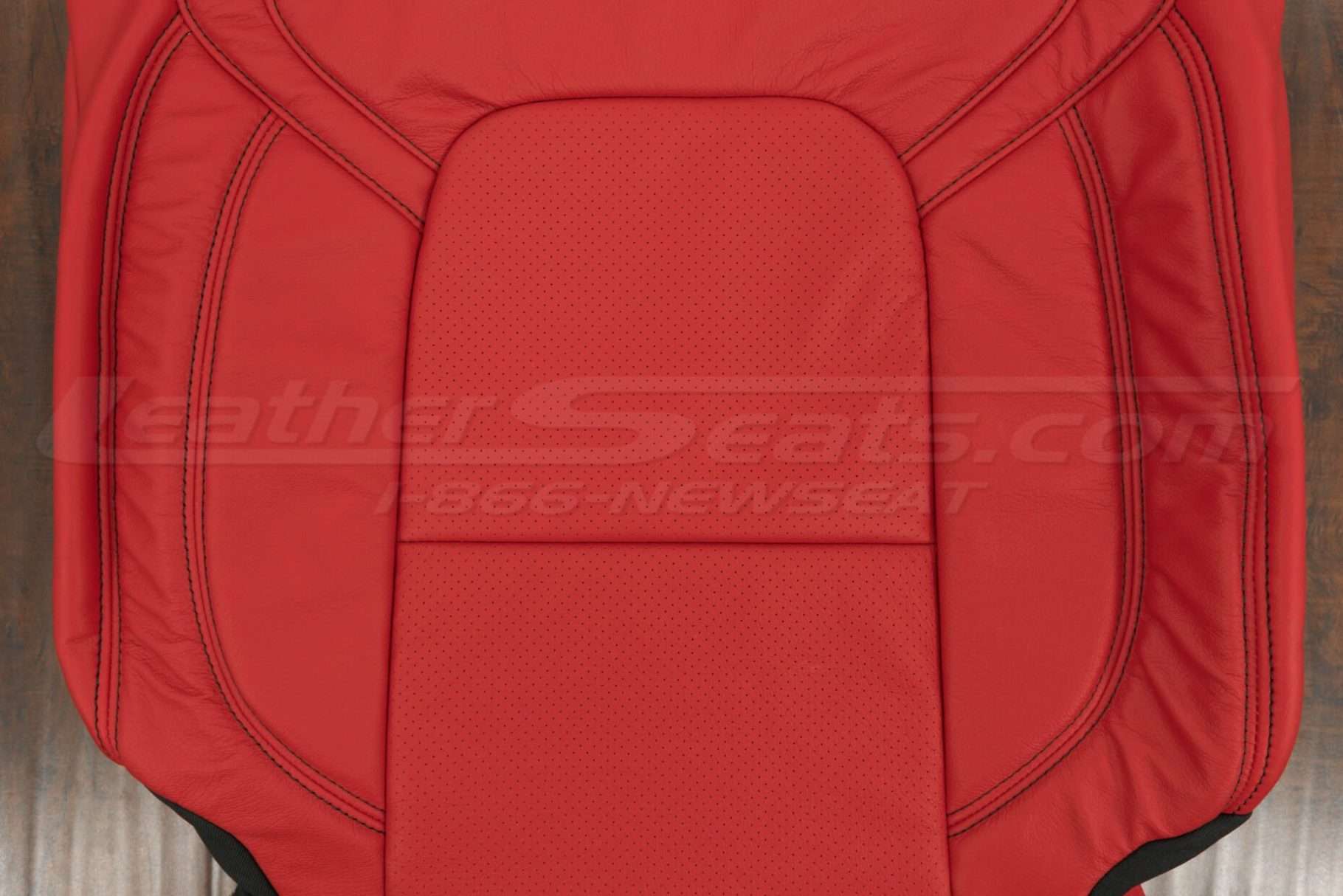 Perforated combo on backrest