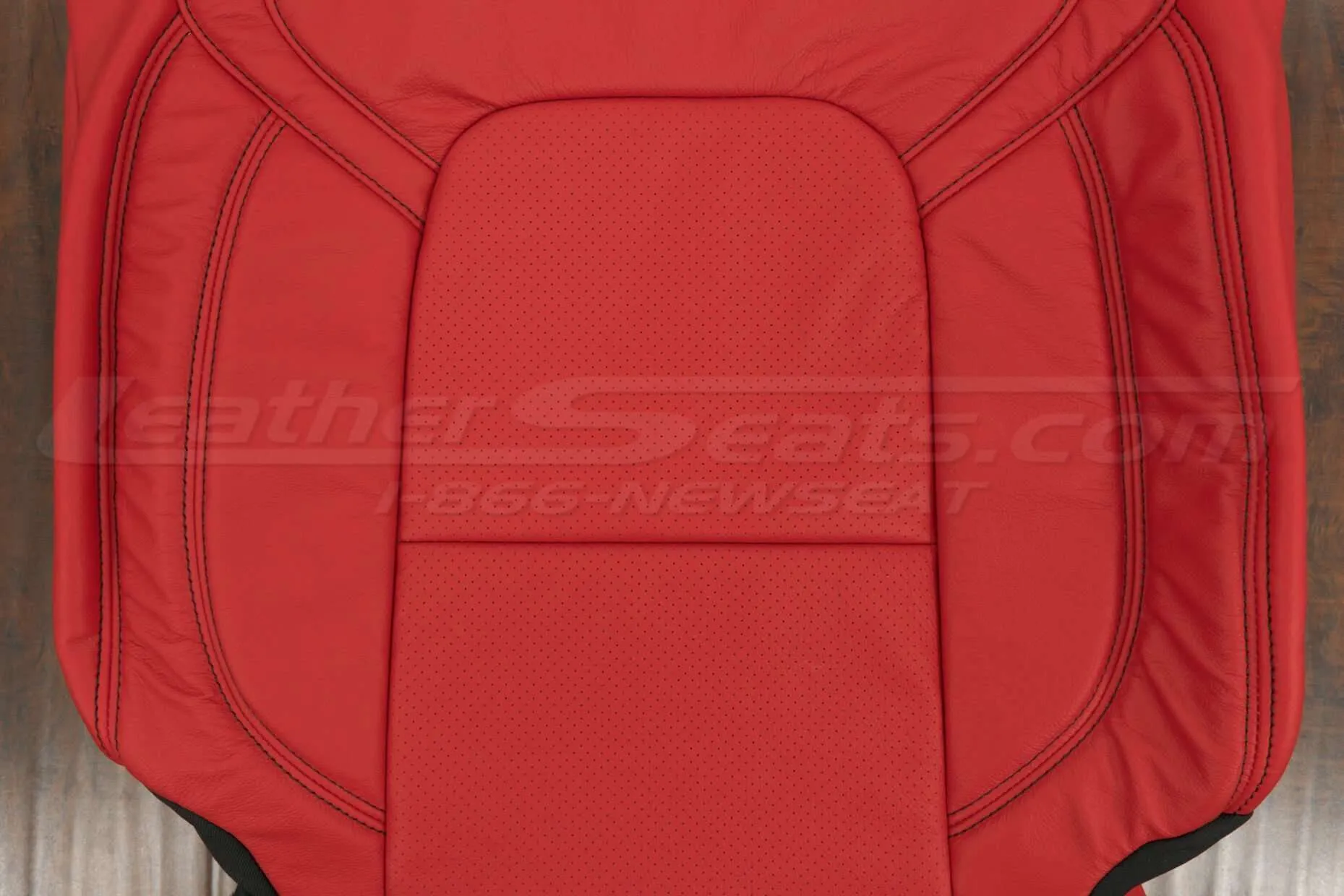 Perforated combo on backrest