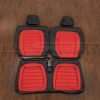 Volkswagen Beetle Leather Kit - Rear seat upholstery - Black & Bright Red