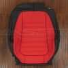 Black & Bright Red Backrest upholstery
