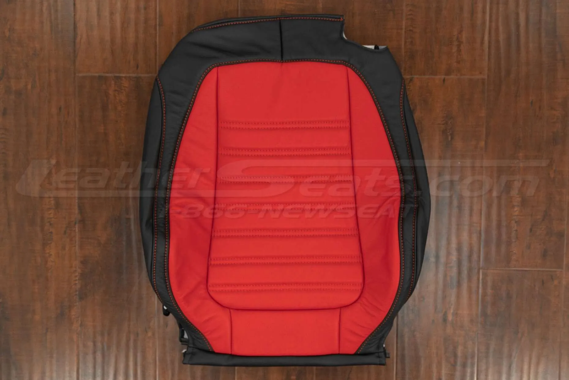 Black & Bright Red Backrest upholstery