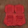 Ford Mustang Leather Kit - Bright Red - Rear seat upholstery
