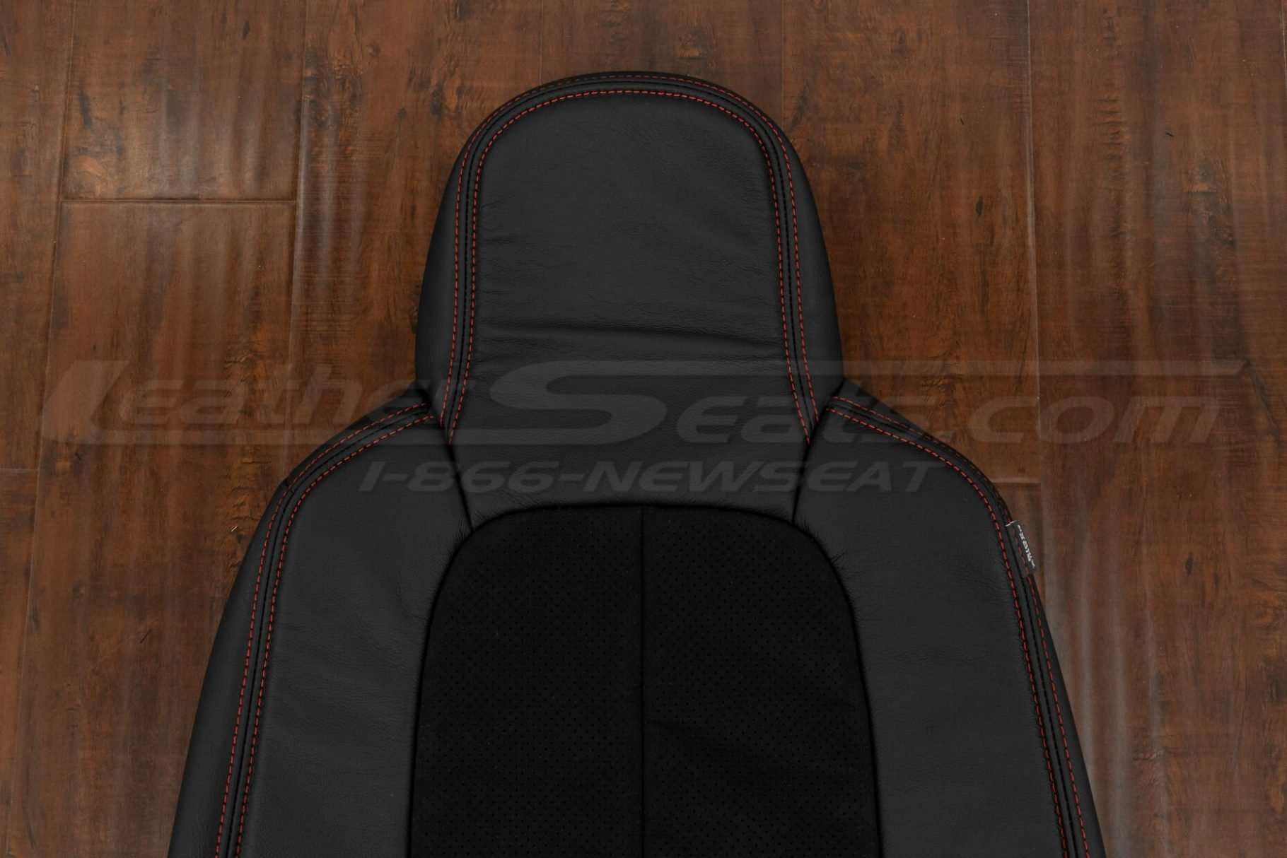 Upper section of backrest & front headrest