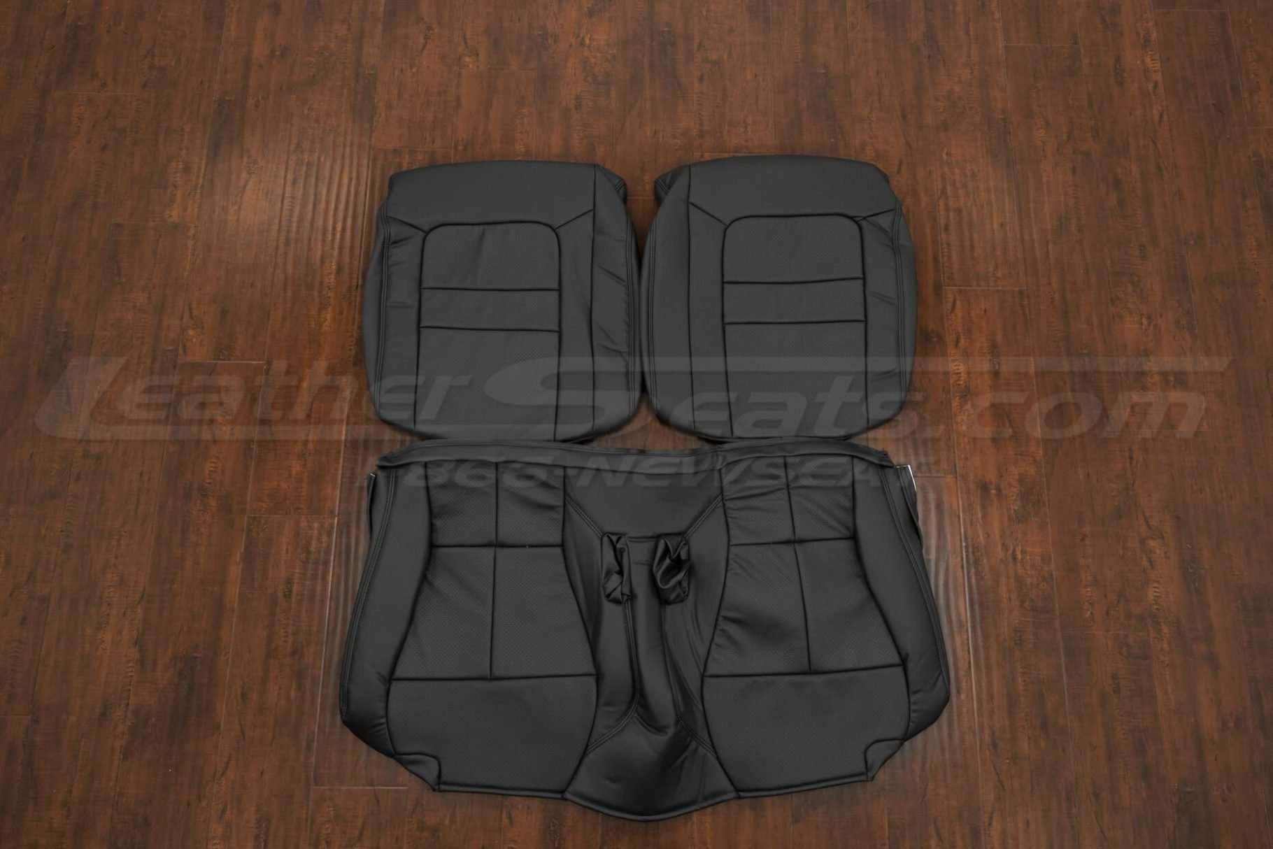 Mitsubishi 3000GT Leather Kit - Dark Graphite - Rear seat upholstery
