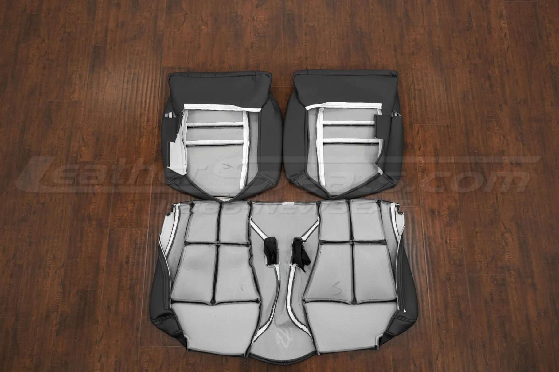 Back view of rear seats