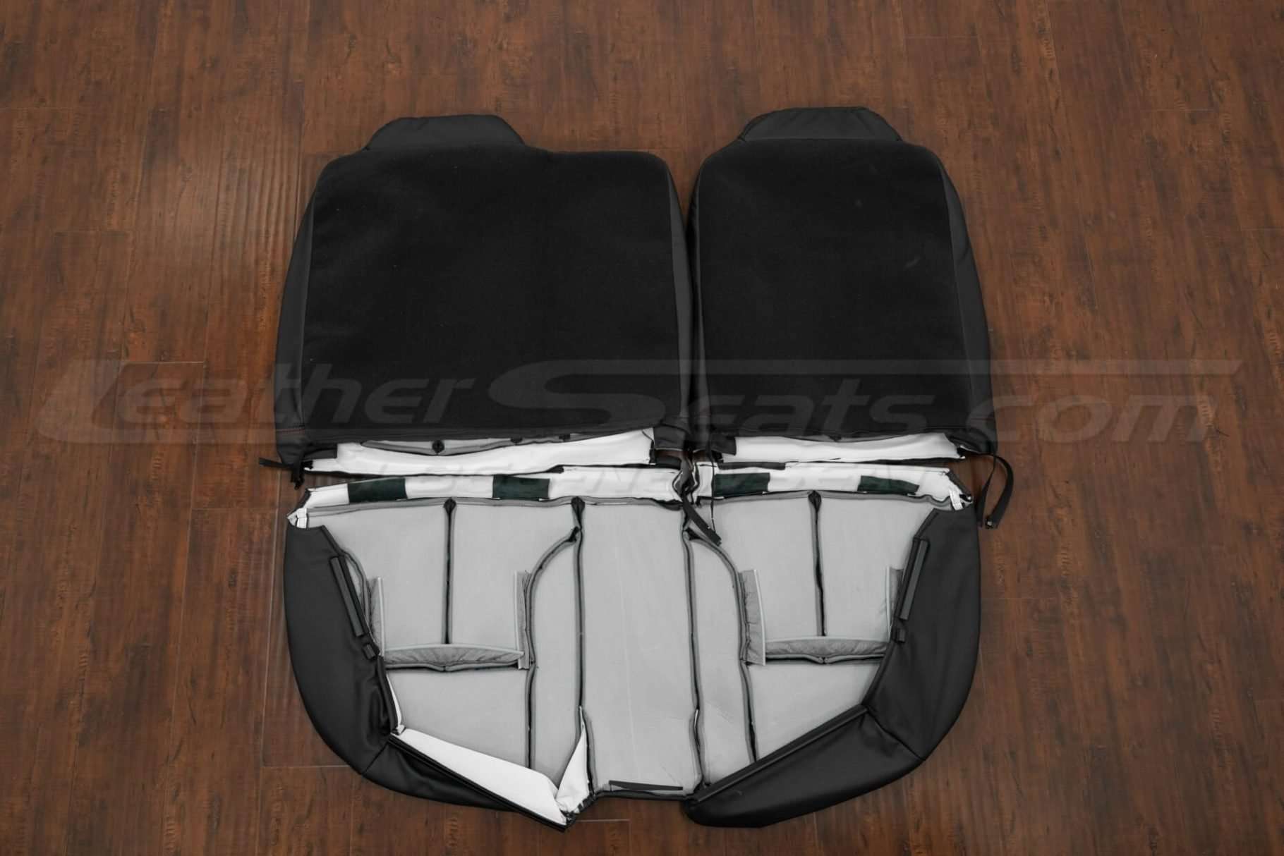 Back view of rear seats