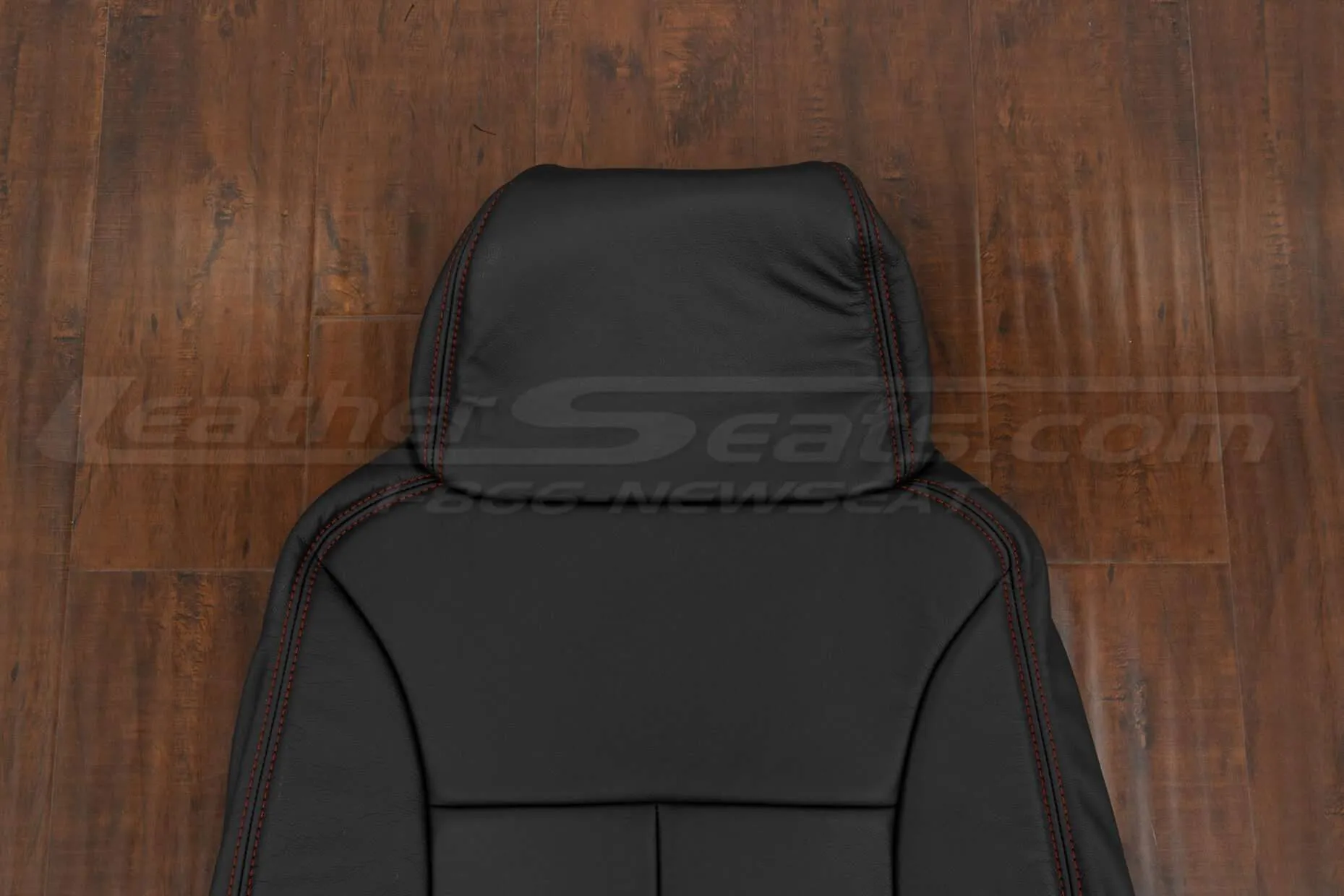 Upper section of backrest and headrest