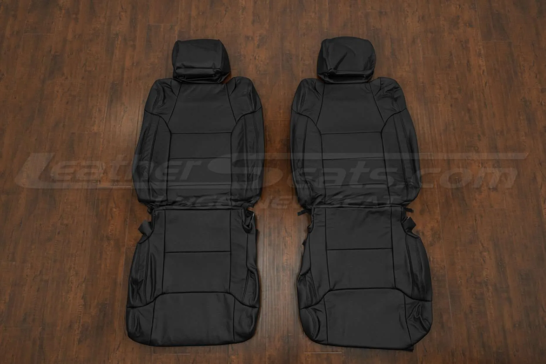 Toyota Tundra Leather Kit - Black - Front seat upholstery