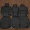 Toyota Tundra Leather Kit - Black - Rear seat upholstery