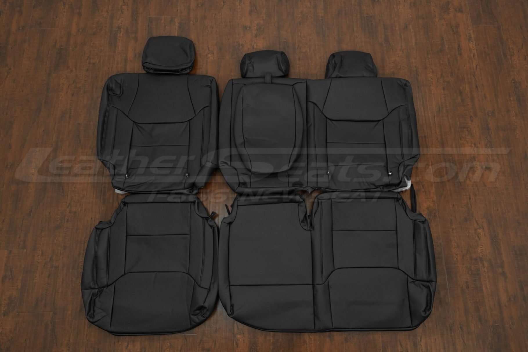Toyota Tundra Leather Kit - Black - Rear seat upholstery