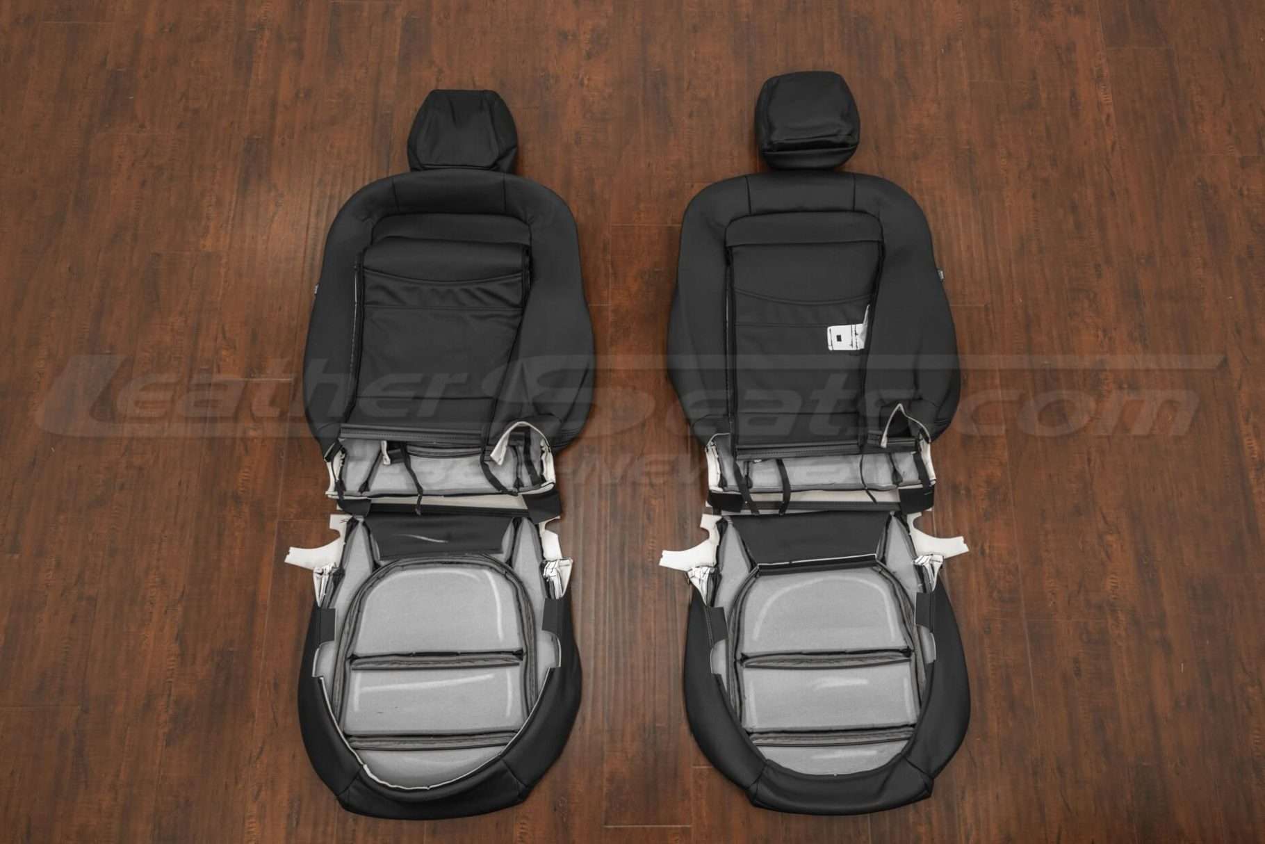 Back view of front seats