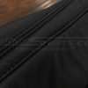 Mathcing black double-stitching