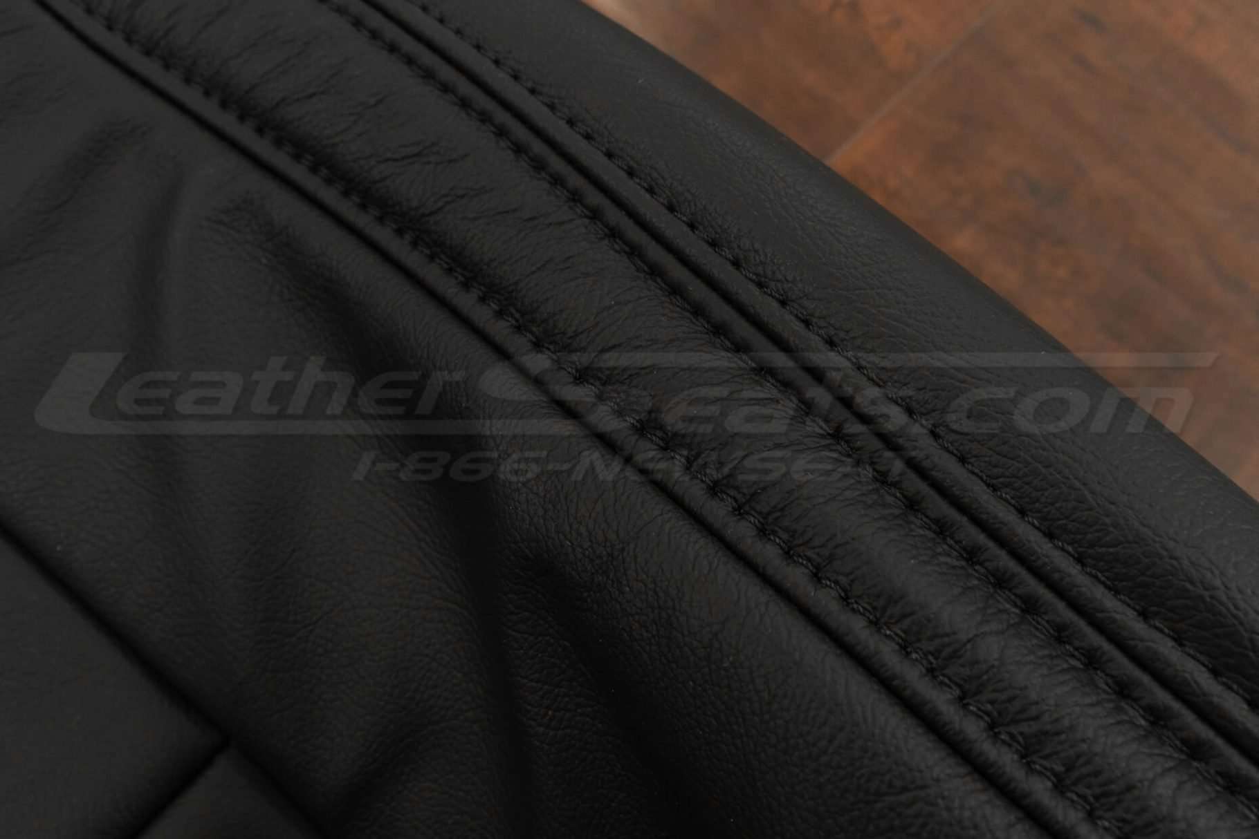 Double-stitching close-up