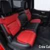 2019-2021 Chevrolet Silverado CNC Stitched Leather Seats - Rear seating from passenger side