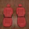 Jeep Wrangler JL CNC Stitched Leather Kit - Red - Front seat upholstery