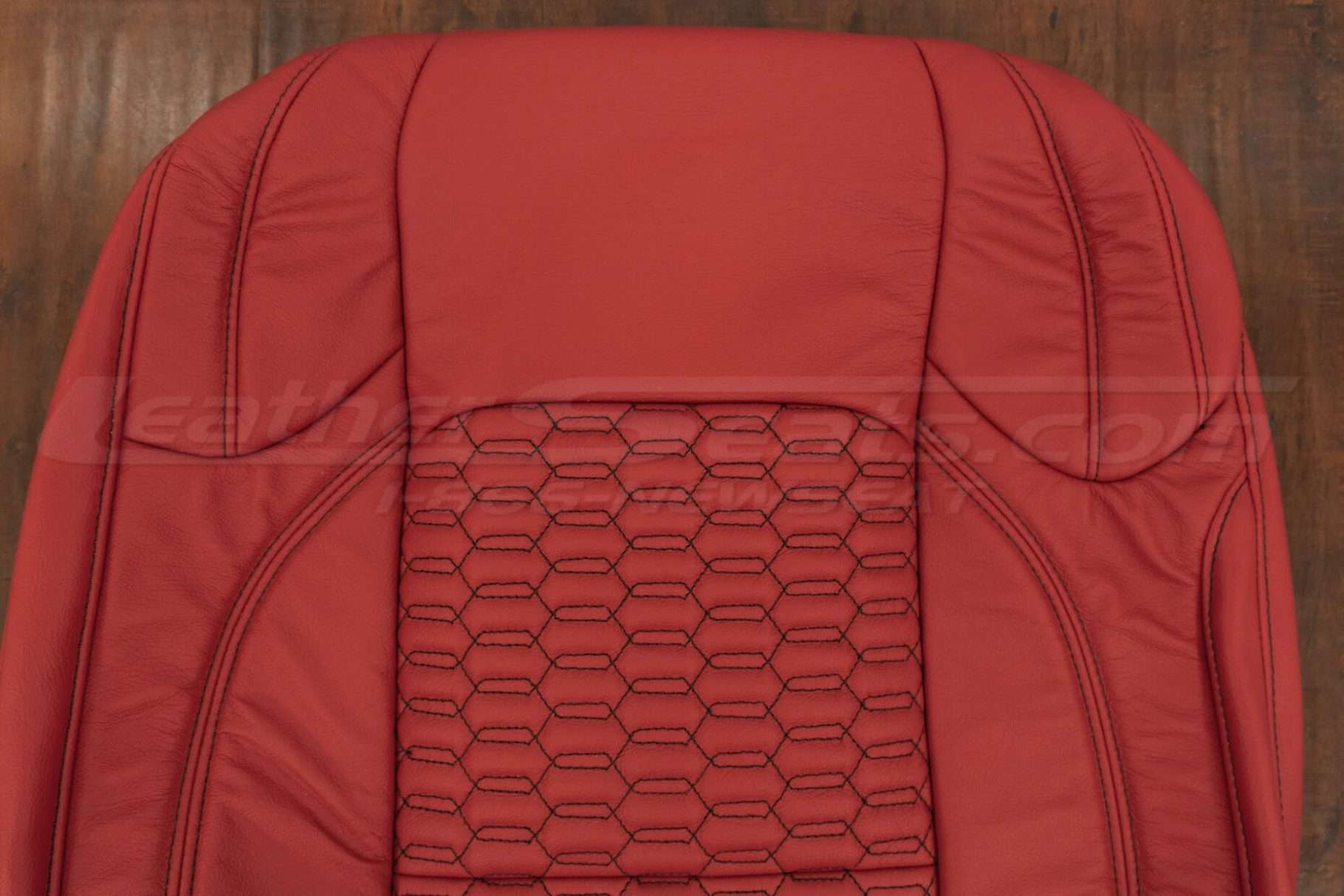 Upper section of front backrest