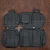 Chevrolet Silverado Leather Kit - Dark Graphite -Rear seat upholstery with armrest