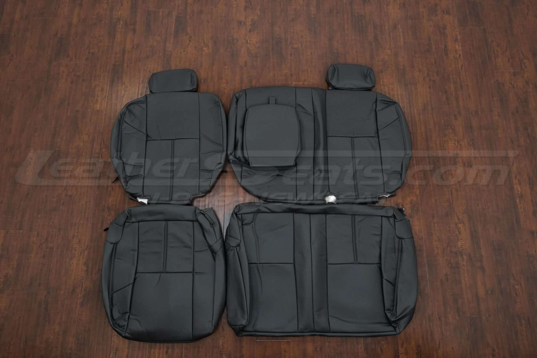 Chevrolet Silverado Leather Kit - Dark Graphite -Rear seat upholstery with armrest