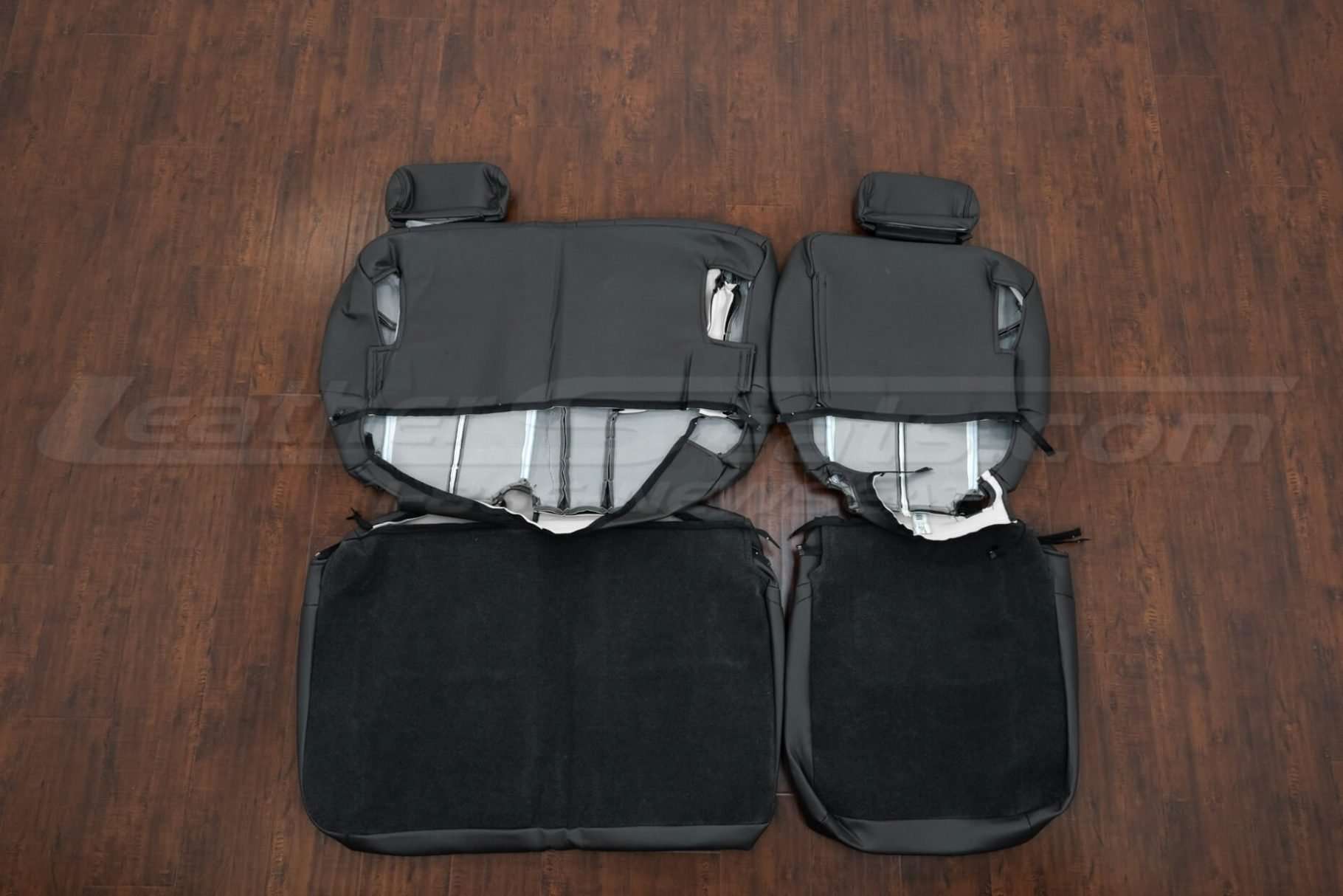 Back view of rear seats