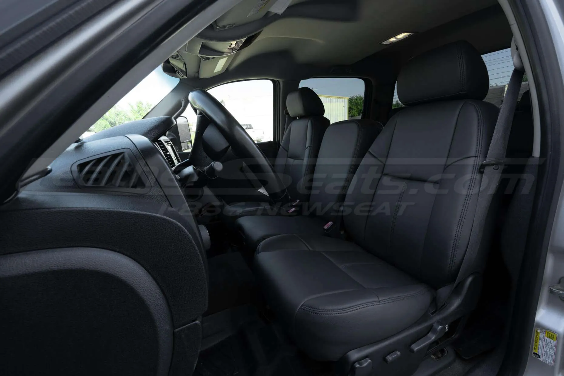 Chevrolet Silverado Dark Graphite Leather Seats