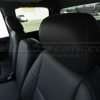 Installed Dark Graphite headrest with matching stitching