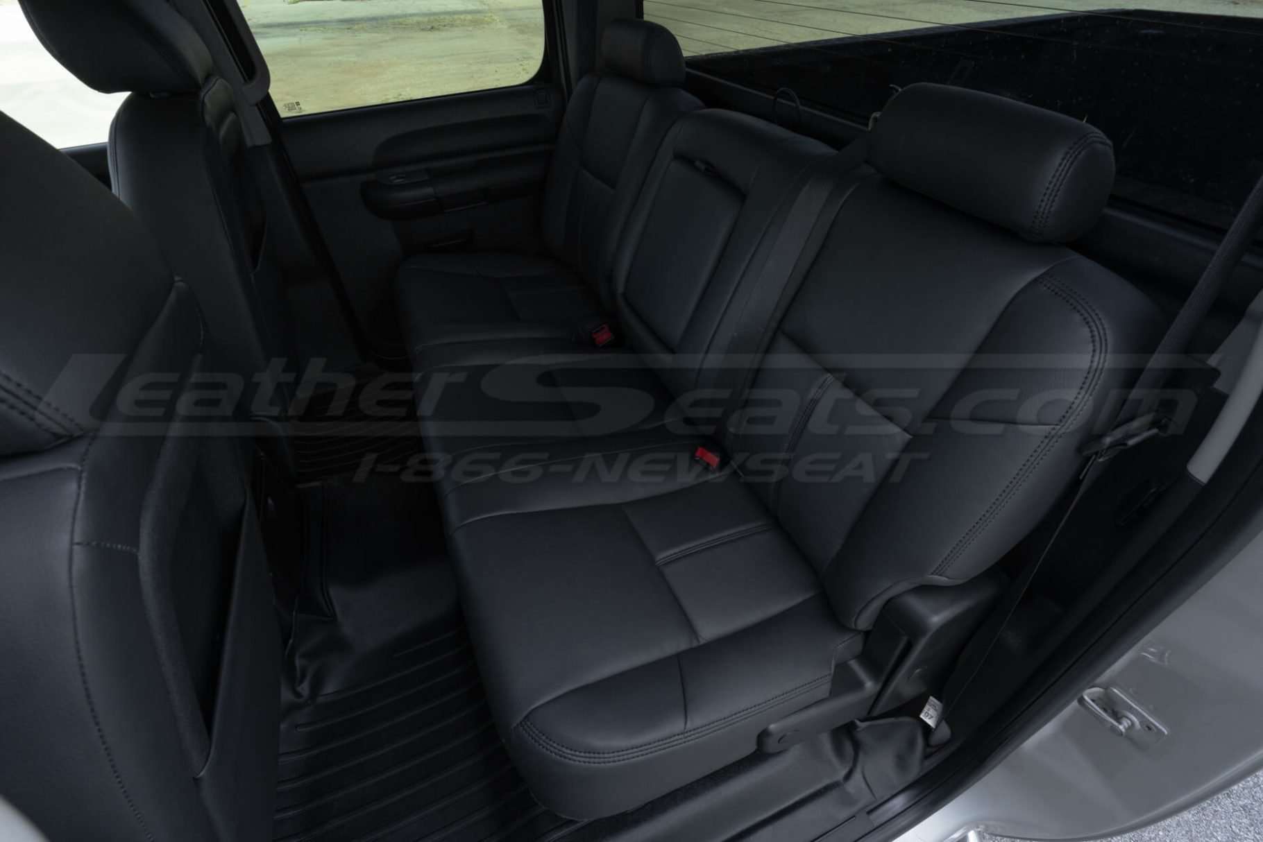 Rear leather seats from drivers side