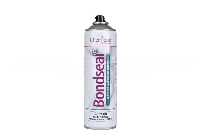 Bondseal leather adhesive with cap off