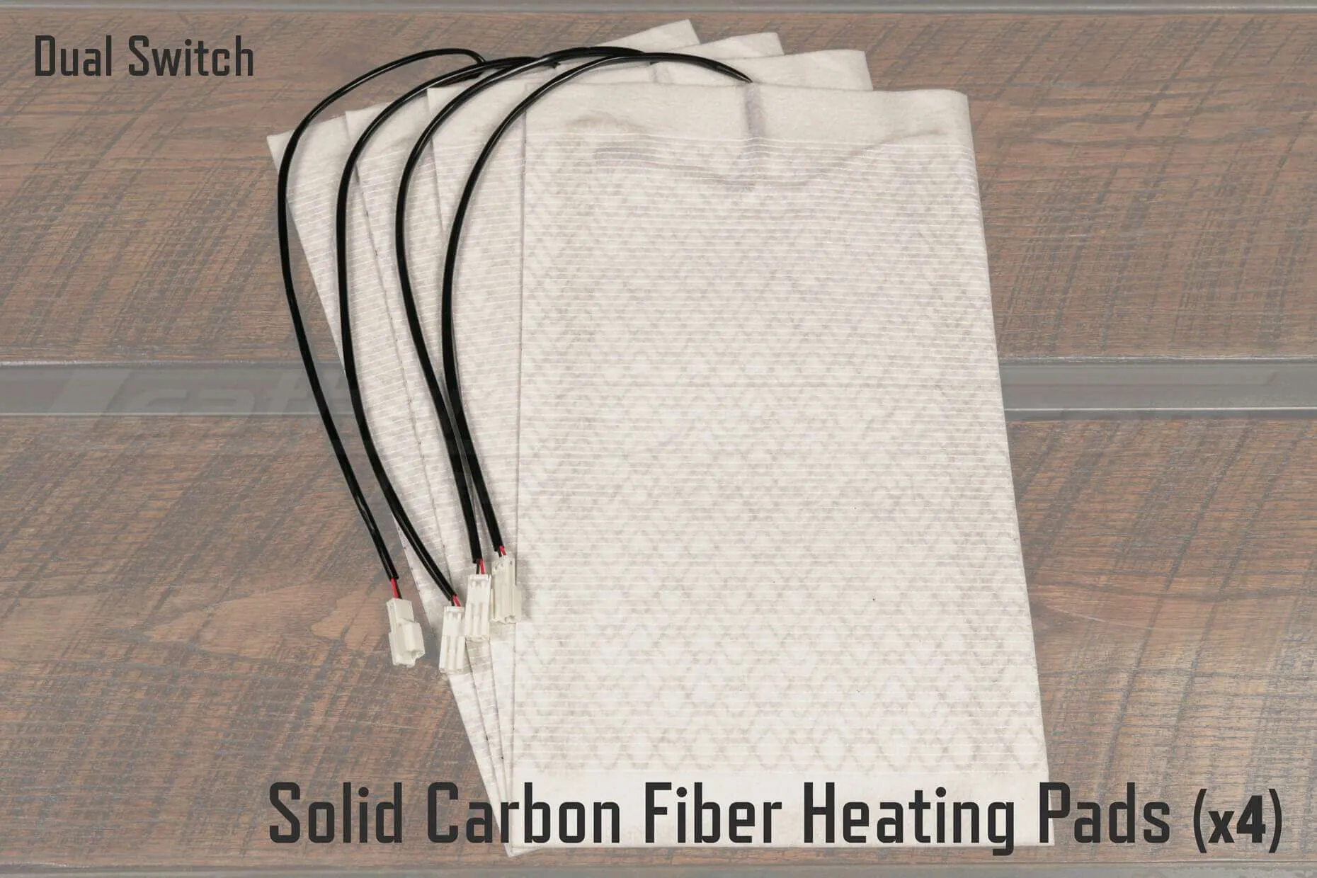 Solid Carbon Heating Pads for Dual Switch Seat Heaters