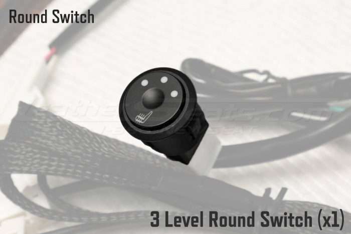 3 Level Round Switch Seat Heater