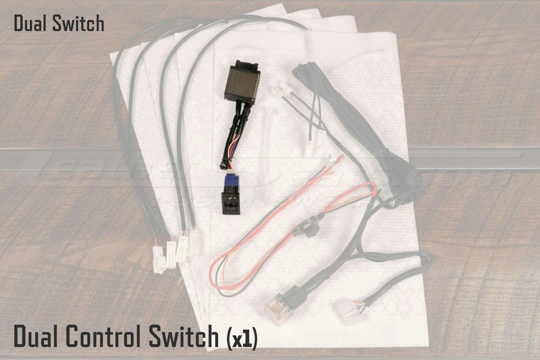 Universal Round Switch Seat Heater,Heated Seat Kit,4 Pads For 2 Seats 12V  S3X0