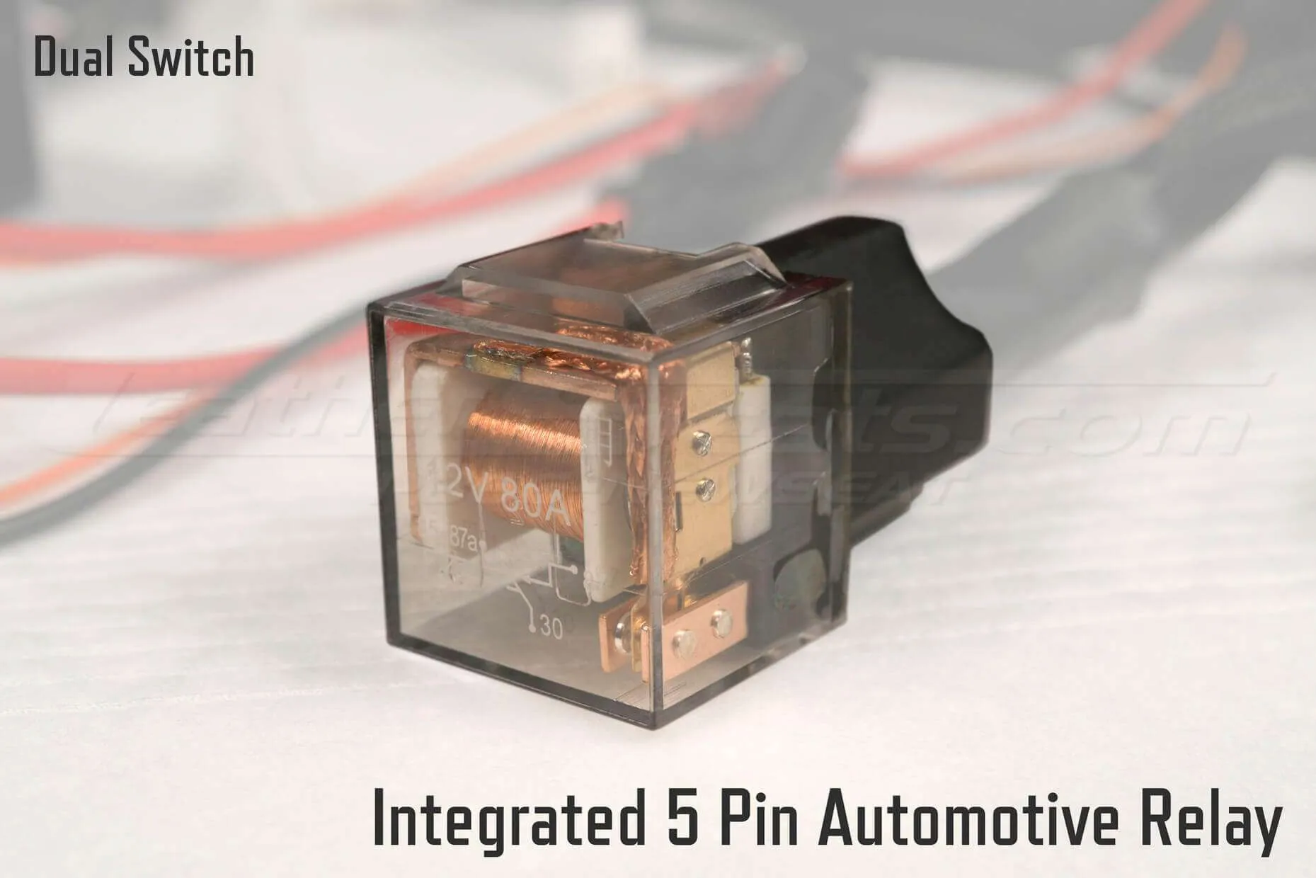 Dual Switch Automotive Seat Heaters Integrated 5 Pin Automotive Relay
