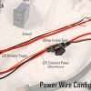 Dual Switch Seat Heater Power Wire configuration