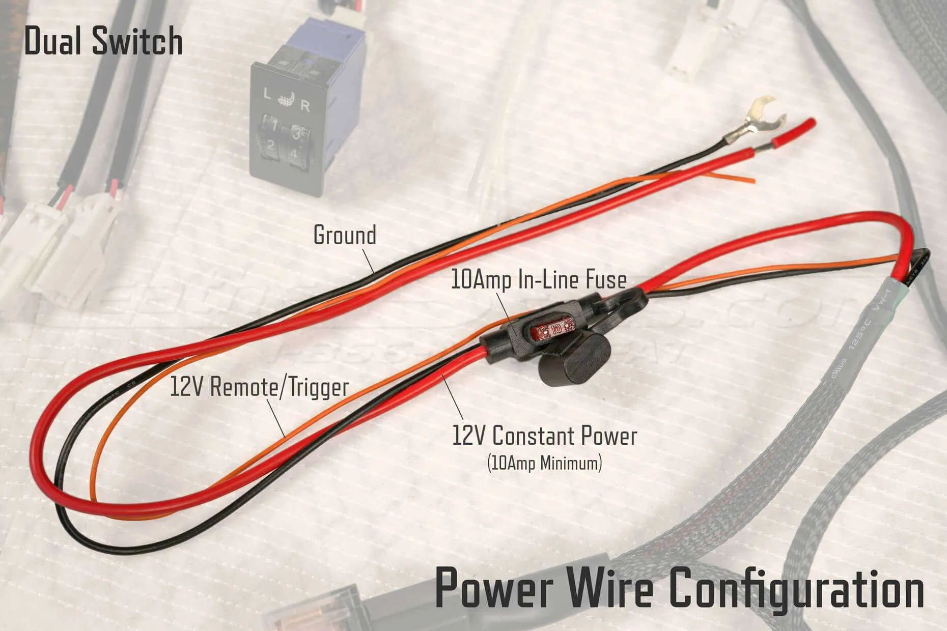 Dual Control Switch Seat Heater 