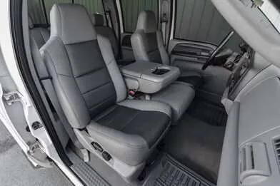 Ford Superduty Leather Seats - Light Grey & Graphite