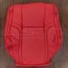 Dodge Challenger Hellcat front backrest upholstery in Bright Red