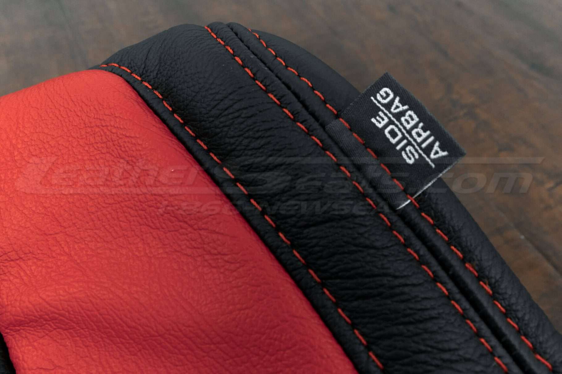 Side airbag tag on backrest